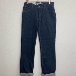 New NWT Gap bootcut dark blue jeans stretch pants